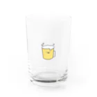 peromiromiのベロ出しビール Water Glass :front