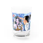 rebami2020の魔女姫　右側は一重まぶたなんですっ Water Glass :front
