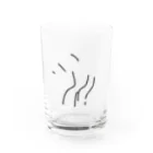 うみ屋のシャム猫風ねこのうみサイン入り Water Glass :front