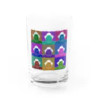 Heiwa_AriのSUMO WRESTLER (multicolor) Water Glass :front