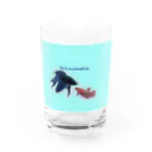 ♡BE HAPPY♡の恋する魚たち Water Glass :front