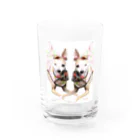 sarichamshopのイタグレのウィンク Water Glass :front