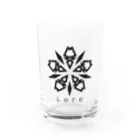 LoreのLore（BLACK） Water Glass :front