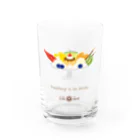 HeartToMeの喫茶　花猫珈琲　＜プリンアラモード＞ Water Glass :front