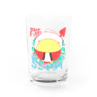 雑貨屋のオソラさんの鴨時計すがもん時間取締役 Water Glass :front