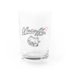 necoffeeのTシャツペット　ネコーヒーLOVEぃちゃん❤️ Water Glass :front