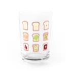 kokobookのHow to eat 食パン Water Glass :front