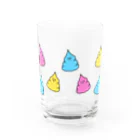 愛とうんちとサイダーとのうんこちゃんズ Water Glass :front