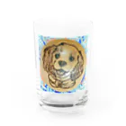 YURITAROORIGINLのAmerican Cocker Spaniel,わるそう坊主のコッカースパニエル Water Glass :front