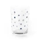 epistulaの天文学記号グラス -Navy- Water Glass :front