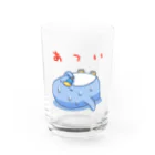 maia.の真夏のぐったりペンギン Water Glass :front