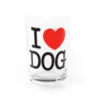 I LOVE SHOPのI LOVE DOG-アイラブドッグ- Water Glass :front