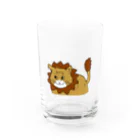 バーチャルねこ屋の気高く生きる Water Glass :front