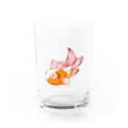 しぜんのグッズの出目金くん Water Glass :front