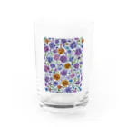 _Anzu_homedecorのレトロな花柄　#12 Water Glass :front