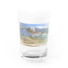 うきごりの琵琶湖の魚たち~ハスとニゴイ Water Glass :front