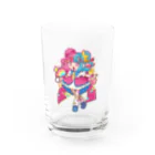 ハシノタコのにじいろラデ子 Water Glass :front