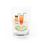 nukumiのStrawberry short cake Water Glass :front