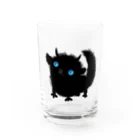 のほほん屋の山犬のモプ Water Glass :front