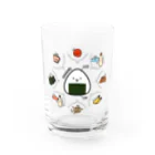 chi-bitのおにぎり・具は色々 Water Glass :front