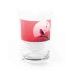 鳥救うSUZURIの『ははどり』【寄付付き商品】 Water Glass :front