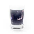 如月 蓮の各3点限定黒髪澪グッズです！ Water Glass :front