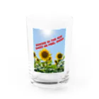 グランマのおみせの元気ひまわり Water Glass :front