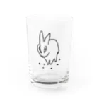 弾道帰宅部のチョコまきうさぎ Water Glass :front