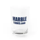 MABLE-TENNIS.comのMARBLE TENNIS.com (Navy logo） グラス前面