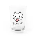 しおらーめんのあっかんべーねこ（文字入り） Water Glass :front