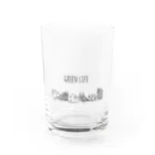 Pecorinoの葉っぱライフ Water Glass :front