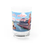 競艇デザイングッズ専門”BOATRACE SHOP”のボートレースを楽しもう Water Glass :front