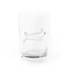 mi4179のハイエナ Water Glass :front