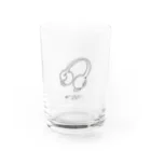 4'33"./ヨンサンサンの4'33".アイコン/文字ロゴ Water Glass :front