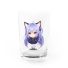 KAZAHANAのネコ耳ふぅちゃん Water Glass :front