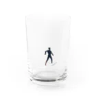 REN723のワンポイントサーファー Water Glass :front