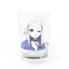 スナック園芸のいろいろ。のぶるまるウィンク Water Glass :front