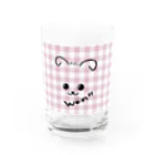 merongのわんこA♡ギンガム Water Glass :front