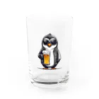 ペンギンスタイル_NKstyles2023のペンギン村の『ペンビール〜Penbeer〜』 Water Glass :front