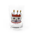 ふしぎなブサカワ世界のケーキおばちゃん Water Glass :front