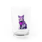 パンクビビッド•ピエロ団のパンクビビッド・ピエロキャット Water Glass :front