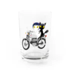 NEKOZOKUのしろねこくろねこバイクツーリング Water Glass :front