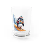 Gloriousのペンギンの冒険スノーボードパーティ Water Glass :front