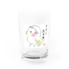 mu:u∞(むう)の共感鳥(きょうかんちょう)『それって素敵』 Water Glass :front