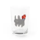 えたいのしれぬ屋の燃える犬 Water Glass :front