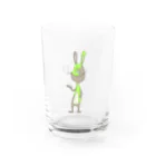 Rakugakinokoのふかしうさぎ Water Glass :front