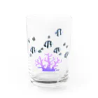 栗坊屋のいろいろリュウキュウスズメダイ Water Glass :front