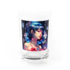 mushroomallowのCRYSTAL GIRL -A- Water Glass :front