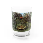 世界美術商店の飢えたライオン / The Hungry Lion Throws Itself on the Antelope Water Glass :front