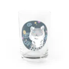 まりもの宇宙ユキヒョウ Water Glass :front